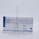 Glastrichter und Faltenfilter